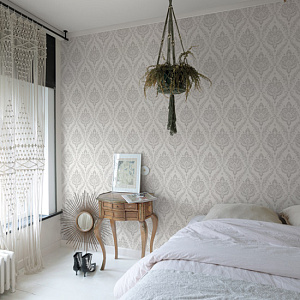 Grandeco Maison MN3206 для спальни для гостиной для кабинета для загородного дома для комнаты серый светло-серый