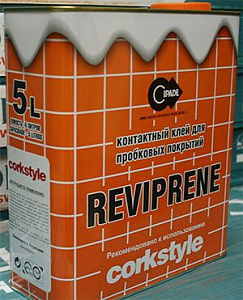 Corkstyle Клей Контактный клей для пробковых покрытий Reviprene 5л.