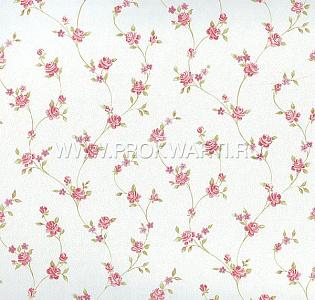 Aura Floral Themes G23283 для спальни для гостиной для загородного дома для комнаты белый