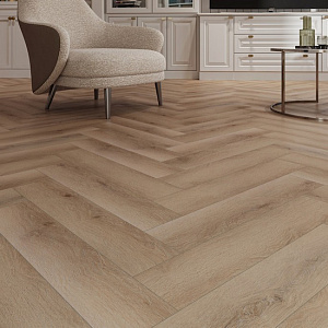 Evofloor Parquet Click SPC ламинат HP 0035 Parquet Oak Nordic (Дуб Северный) бежевый серо-бежевый