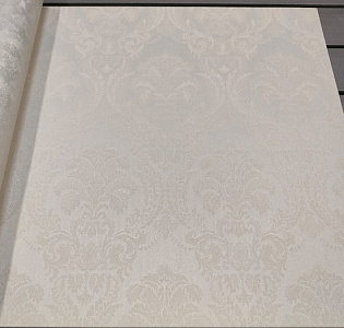 Sirpi Italian Damask 60018 для спальни для гостиной для кабинета для загородного дома для комнаты кремовый