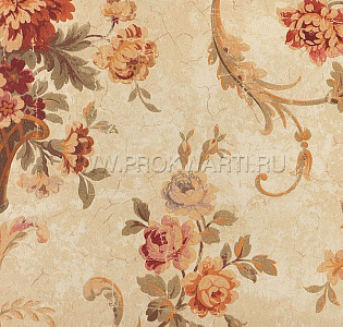 Wallquest Antique Chic AC40306 для спальни для гостиной для загородного дома для комнаты песочный