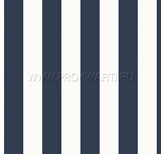 Aura Stripes & Damasks SD36124 для коридора для кабинета для загородного дома для комнаты для прихожей белый синий