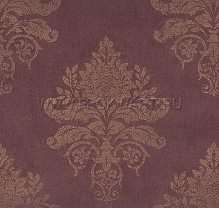 Aura Vintage Damasks G34158 для спальни для гостиной для кабинета для загородного дома для комнаты бордовый