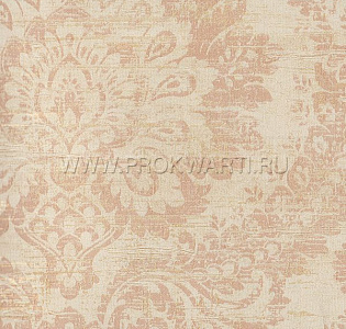 Wallquest Antique Chic AC41307 для спальни для гостиной для кабинета для загородного дома для комнаты персиковый