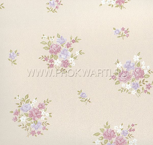 Aura Floral Themes G23232 для спальни для гостиной для загородного дома для комнаты бежевый