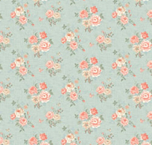 Grandeco Little Florals LF3104 для кухни для спальни для гостиной для загородного дома для комнаты голубой