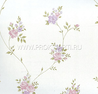 Aura Floral Themes G23243 для спальни для гостиной для загородного дома для комнаты сиреневый