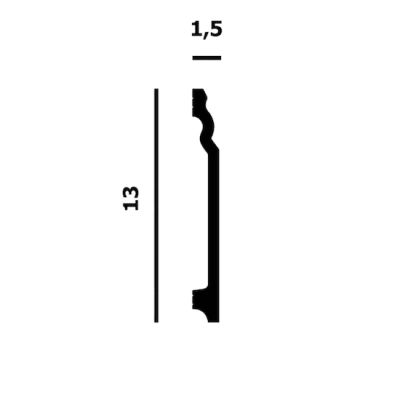 Плинтус P158