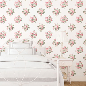 Aura Secret Garden G78499 для спальни для гостиной для загородного дома для комнаты белый розовый зеленый