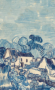 BN International Van Gogh 2 200332 для кабинета для комнаты голубой