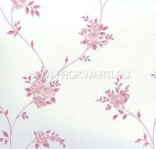 Aura Floral Themes G23245 для спальни для гостиной для загородного дома для комнаты розовый