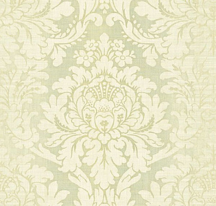 Seabrook Damask Folio DF30509 для спальни для гостиной для кабинета для загородного дома для комнаты зеленый