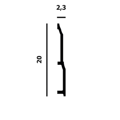 Плинтус P175