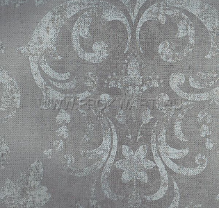 Aura Vintage Damasks G34121 для спальни для гостиной для кабинета для загородного дома для комнаты серый светло-серый