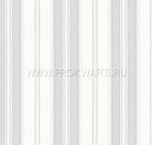 Aura Stripes & Damasks SD36111 для коридора для кабинета для загородного дома для комнаты для прихожей белый светло-серый