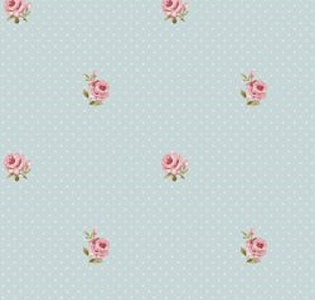 Grandeco Little Florals LF2103 для кухни для спальни для гостиной для загородного дома для комнаты голубой