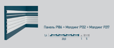 Стеновая панель P186