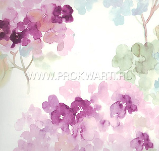 Seabrook Watercolor AQ50509 для спальни для гостиной для загородного дома для комнаты сиреневый