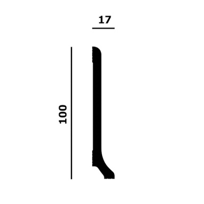 Плинтус P222