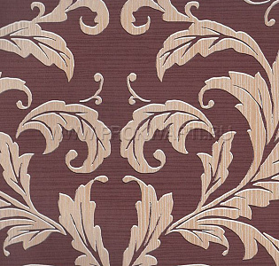 Aura Vintage Damasks G34116 для спальни для гостиной для кабинета для загородного дома для комнаты бордовый