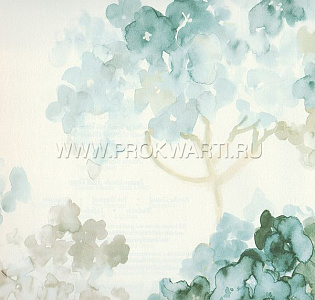 Seabrook Watercolor AQ50502 для спальни для гостиной для загородного дома для комнаты бирюзовый