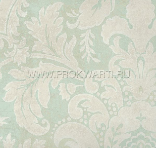 KT Exclusive Simply Damask SD81604 для спальни для гостиной для кабинета для загородного дома для комнаты зеленый