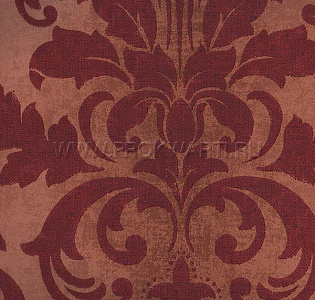 Aura Vintage Damasks G34120 для спальни для гостиной для кабинета для загородного дома для комнаты терракотовый