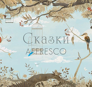 Affresco Сказки Affresco OF630-COL4 для детской голубой