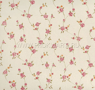 Aura Floral Themes G23281 для спальни для гостиной для загородного дома для комнаты бежевый