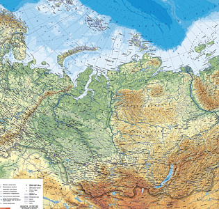 Ortograf Карты мира 30503 для кабинета для загородного дома для комнаты коричневый голубой зеленый