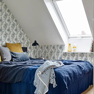 Aura Living@Home 620931 для спальни для гостиной для загородного дома для комнаты белый голубой зеленый