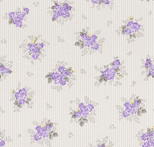 Rasch Textil Petite Fleur 4 288932 для спальни для гостиной для загородного дома для комнаты светло-серый сиреневый