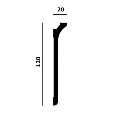 Плинтус P208