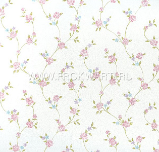 Aura Floral Themes G23285 для спальни для гостиной для загородного дома для комнаты белый