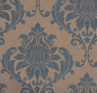 Aura Vintage Damasks G34127 для спальни для гостиной для кабинета для загородного дома для комнаты коричневый синий