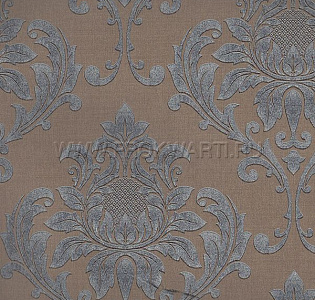 Aura Vintage Damasks G34129 для спальни для гостиной для кабинета для загородного дома для комнаты коричневый