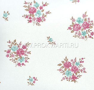 Aura Floral Themes G23234 для спальни для гостиной для загородного дома для комнаты белый