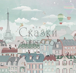 Affresco Сказки Affresco ZK643-COL2 для детской зеленый