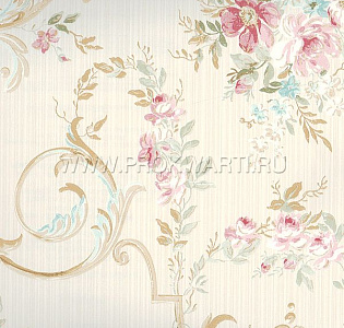 KT Exclusive Parisian Florals FV60502 для спальни для гостиной для загородного дома для комнаты бежевый