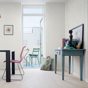 Aura Stripes@Home 580441 для кабинета для загородного дома для комнаты для прихожей белый темно-серый