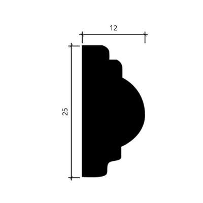 Молдинг 1.51.322 гибкий