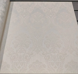 Sirpi Italian Damask 60018 для спальни для гостиной для кабинета для загородного дома для комнаты кремовый