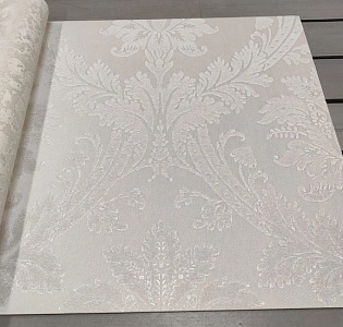 Sirpi Italian Damask 60012 для спальни для гостиной для кабинета для загородного дома для комнаты серый светло-серый