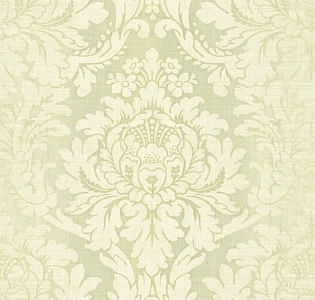 Seabrook Damask Folio DF30509 для спальни для гостиной для кабинета для загородного дома для комнаты зеленый