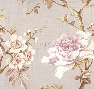 Rasch Textil Ginger Tree Designs 3 256139 для спальни для гостиной для загородного дома для комнаты сиреневый