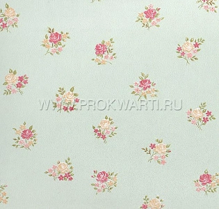 Aura Floral Themes G23277 для спальни для гостиной для загородного дома для комнаты мятный