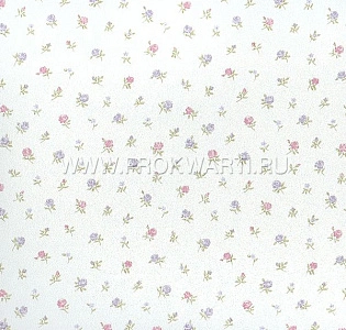 Aura Floral Themes G23291 для спальни для гостиной для загородного дома для комнаты белый