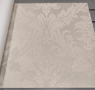 Sirpi Italian Damask 60015 для спальни для гостиной для кабинета для загородного дома для комнаты бежевый