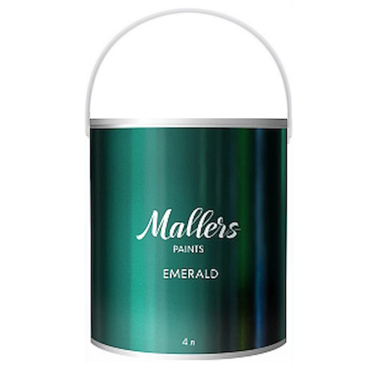 Mallers Emerald Ultra Matte (глубокоматовая 2% интерьерная краска для стен и потолка, моющаяся)